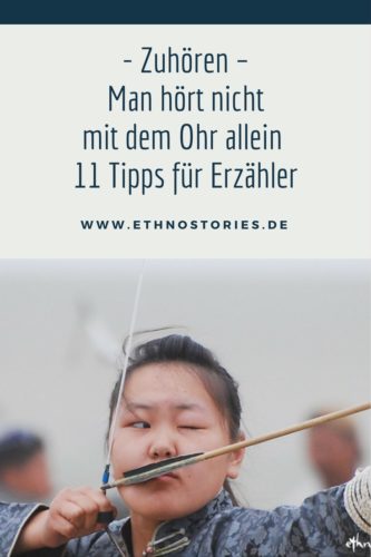 Zuhören - Man hört nicht mit dem Ohr allein - 11 Tipps für Erzähler